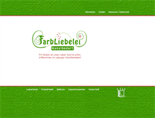 Tablet Screenshot of farbliebelei.de